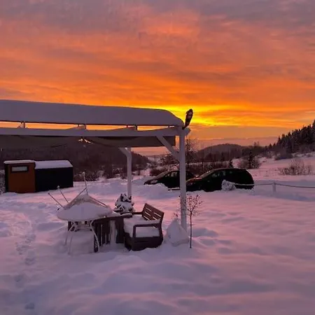 Tatil Evi W Gorach Tiny House Forest Jacuzzi/widoki