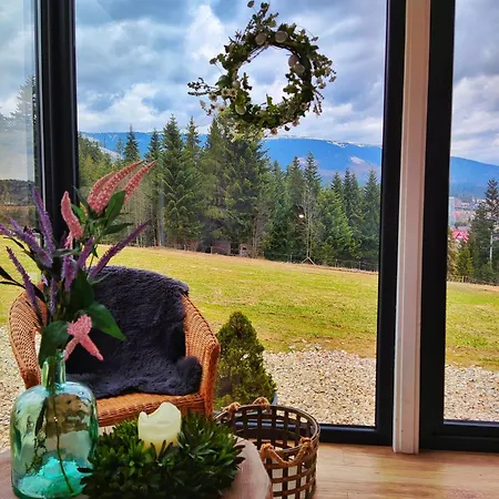 W Gorach Tiny House Forest Jacuzzi/widoki Tatil Evi *