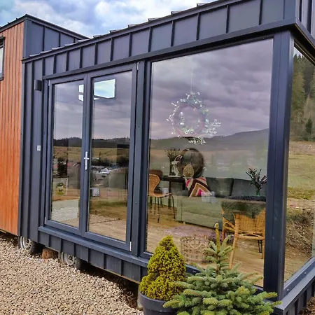 W Gorach Tiny House Forest Jacuzzi/widoki Tatil Evi
