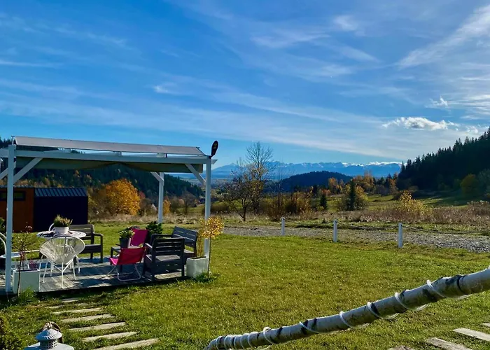 W Gorach Tiny House Forest Jacuzzi/widoki