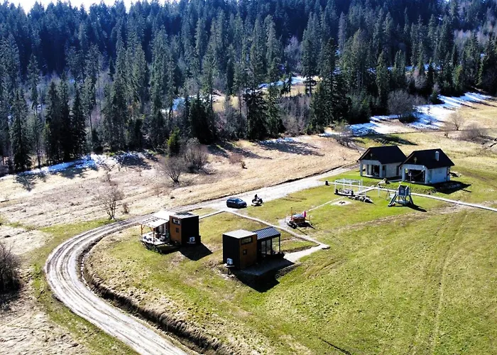 W Gorach Tiny House Forest Jacuzzi/widoki